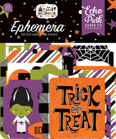 Echo Park I Love Halloween Ephemera (ILH218024) (DISCONTINUED) Echo Park I Love Halloween Ephemera (ILH218024) (DISCONTINUED)