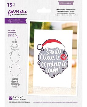 Gemini Santa Claus Is Coming To Town Expressions Dies (GEM-MD-LSCSCI) (DISCONTINUED)