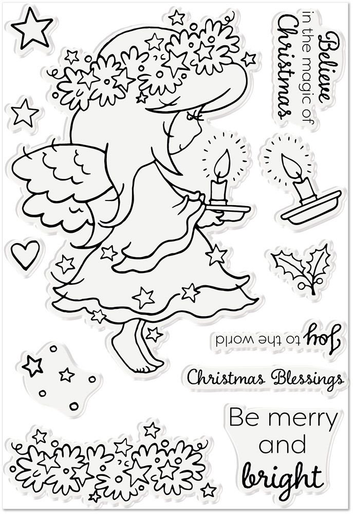 Crafter's Companion Annabel Spenceley Be Merry and Bright Stamps (AS-STP-BEMGHT) (OUTLET)