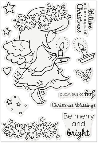 Crafter's Companion Annabel Spenceley Be Merry and Bright Stamps (AS-STP-BEMGHT) (OUTLET)