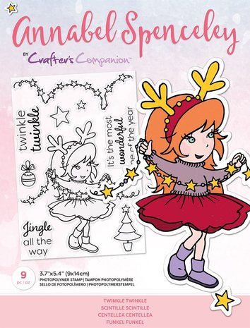 Crafter's Companion Annabel Spenceley Twinkle Twinkle Stamps (AS-STP-TWIKLE) (OUTLET)