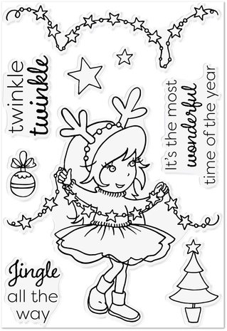 Annabel Spenceley Twinkle Twinkle Stamps (AS-STP-TWIKLE) - Craftlines B.V.