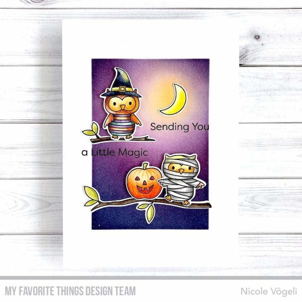 My Favorite Things Halloween Hoo Clear Stamps (CS-497) (OUTLET)