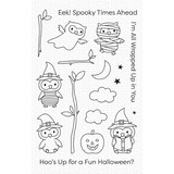 My Favorite Things Halloween Hoo Clear Stamps (CS-497) (OUTLET)