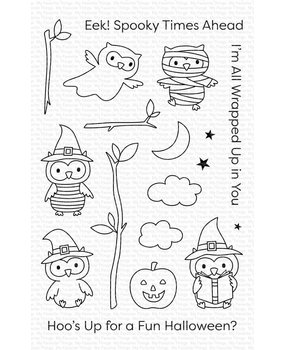 My Favorite Things Halloween Hoo Clear Stamps (CS-497) (OUTLET)
