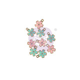 Prima Marketing Sugar Cookie Christmas Enamel Charms Flower (996550) (DISCONTINUED)