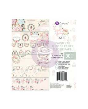 Prima Marketing Sugar Cookie Christmas 6x6 Inch Paper Pad (996451) (DISCONTINUED)