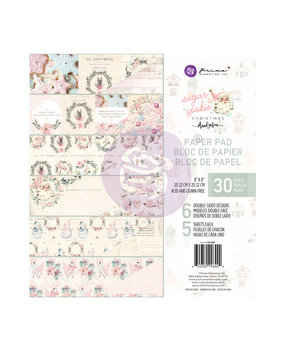 Prima Marketing Sugar Cookie Christmas 8x8 Inch Paper Pad (996444) (DISCONTINUED)