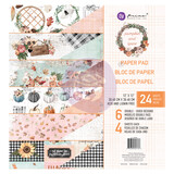 Prima Marketing Pumpkin & Spice 12x12 Inch Paper Pad (647766) (DISCONTINUED)