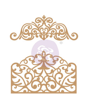 Prima Marketing Flourish Gate Chipboard Diecut (647339) (DISCONTINUED)