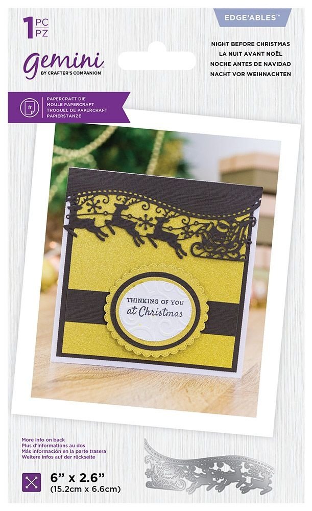 Gemini Night Before Christmas Edge'able Die (GEM-MD-EDG-NIGH) (DISCONTINUED)