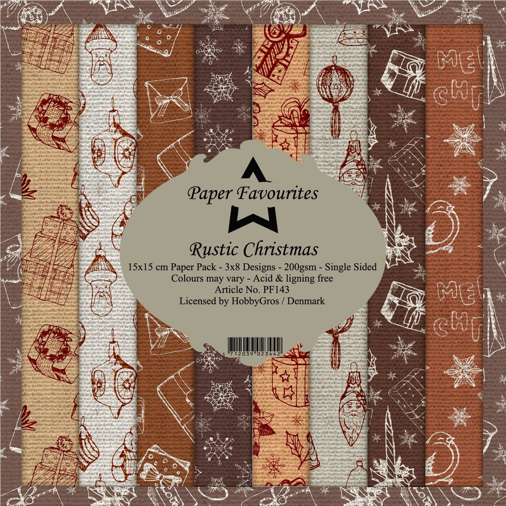 Paper Favourites Rustic Christmas 6x6 Inch Paper Pack (PF143) (DISCONTINUED) Paper Favourites Rustic Christmas 6x6 Inch Paper Pack (PF143) (DISCONTINUED)
