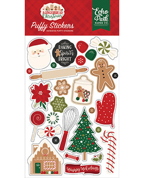 Echo Park A Gingerbread Christmas Puffy Stickers (GC221066) (DISCONTINUED) Echo Park A Gingerbread Christmas Puffy Stickers (GC221066) (DISCONTINUED)