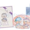 Leane Creatief LeCreaDesign® combi clear stamp Baby Boy & Girl (55.6043) (OUTLET)