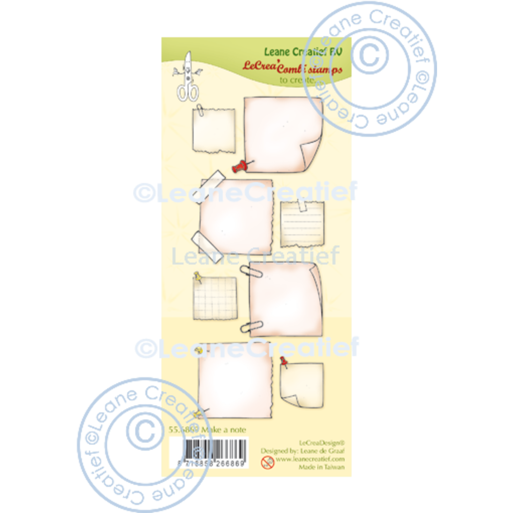 Make a Note Clear Stamps (55.6869) Craftlines B.V.