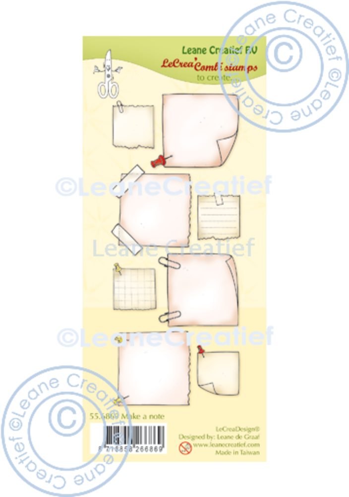 Leane Creatief Make a Note Clear Stamps (55.6869) (DISCONTINUED) Leane Creatief Make a Note Clear Stamps (55.6869) (DISCONTINUED)