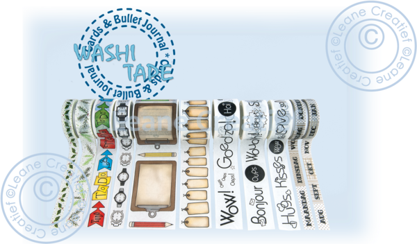 Leane Creatief Washi Tape Watch & Alarm Clock (61.7071) (DISCONTINUED)