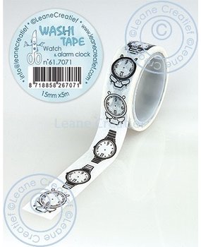 Leane Creatief Washi Tape Watch & Alarm Clock (61.7071) (DISCONTINUED)