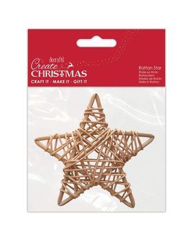 Papermania Create Christmas Rattan Star 100mm (PMA 174463) (DISCONTINUED)
