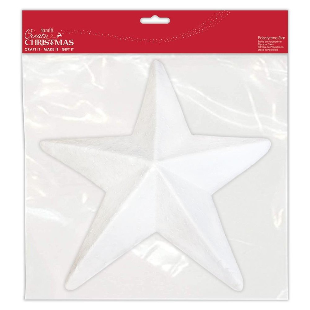Papermania Create Christmas Make Your Own Polystyrene Star 270mm (PMA 827924) (DISCONTINUED)