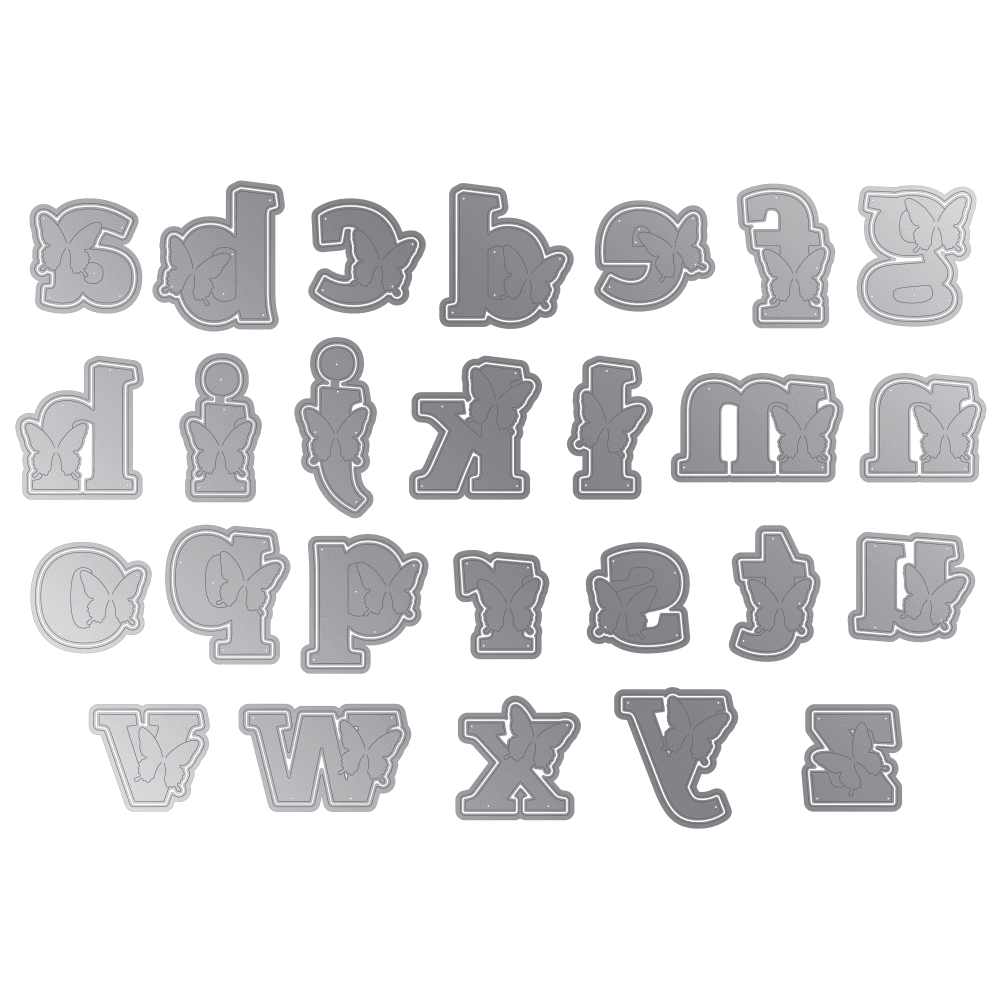 Gemini Butterfly Alphabet Expressions Dies Lowercase Letters (GEM-MD-EXP-LOWE) (DISCONTINUED) Gemini Butterfly Alphabet Expressions Dies Lowercase Letters (GEM-MD-EXP-LOWE) (DISCONTINUED)