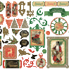 Graphic 45 Christmas Time Die-cut Assortment (4502124) (OUTLET)
