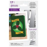 Gemini Festive Curved Banner Sentiments Stamp & Die (GEM-STD-FCBS) (DISCONTINUED)