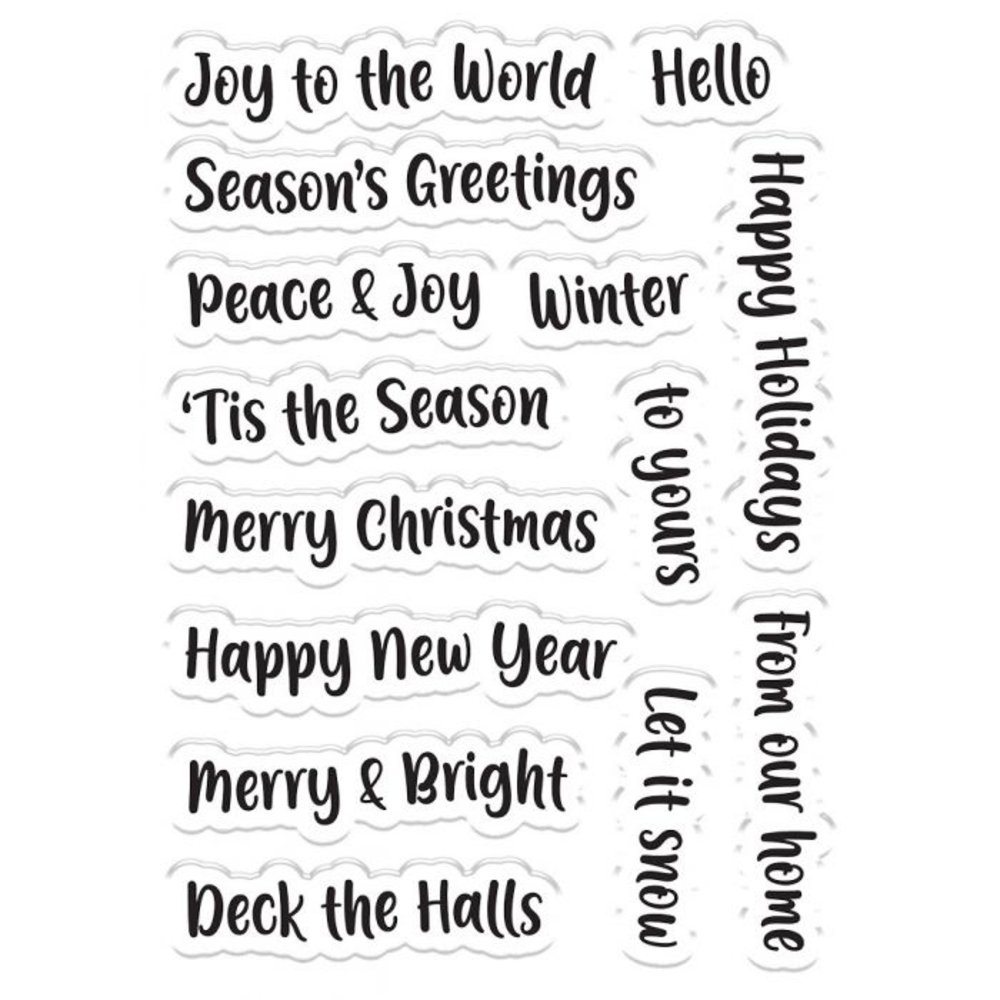 Festive Curved Banner Sentiments Stamp & Die (GEM-STD-FCBS ...