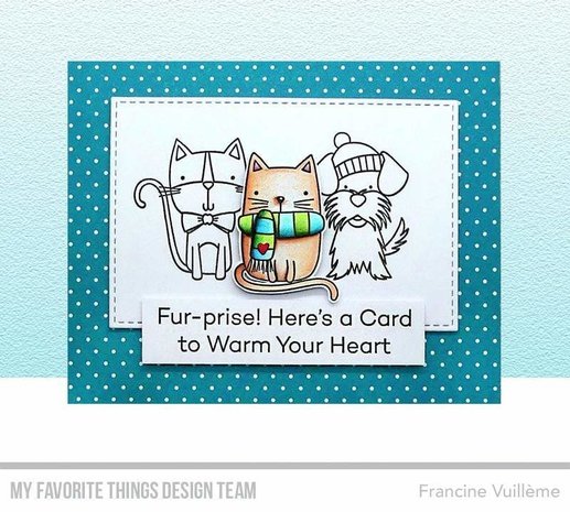My Favorite Things Peace, Love, & Paws Clear STamps (CS-504) (OUTLET)