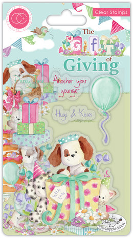 Craft Consortium The Gift of Giving Clear Stamps Party Time (CCSTMP038) (DISCONTINUED)