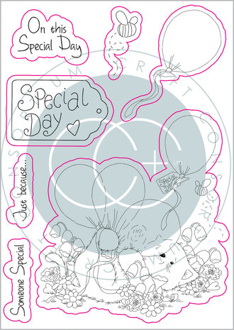 Craft Consortium The Gift of Giving Clear Stamps Special Day (CCSTMP040) (DISCONTINUED)