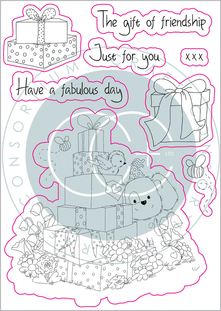 Craft Consortium The Gift of Giving Clear Stamps The Gift (CCSTMP041) (DISCONTINUED) Craft Consortium The Gift of Giving Clear Stamps The Gift (CCSTMP041) (DISCONTINUED)