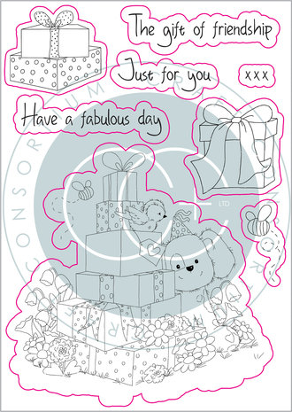 Craft Consortium The Gift of Giving Clear Stamps The Gift (CCSTMP041) (DISCONTINUED) Craft Consortium The Gift of Giving Clear Stamps The Gift (CCSTMP041) (DISCONTINUED)