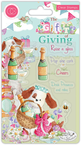 Craft Consortium The Gift of Giving Clear Stamps Pop the Cork (CCSTMP042) (DISCONTINUED) Craft Consortium The Gift of Giving Clear Stamps Pop the Cork (CCSTMP042) (DISCONTINUED)