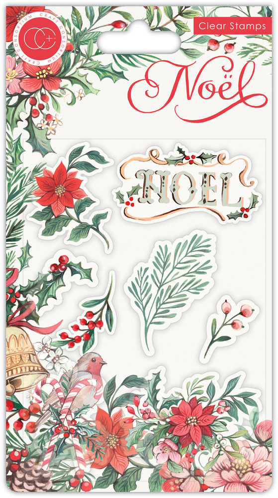 Craft Consortium Noel Clear Stamps Flora (CCSTMP046) (DISCONTINUED)