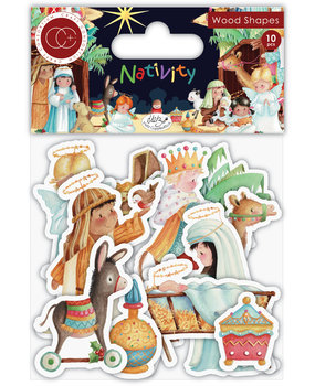 Craft Consortium Nativity Wooden Shapes (CCWDNS010) (DISCONTINUED)