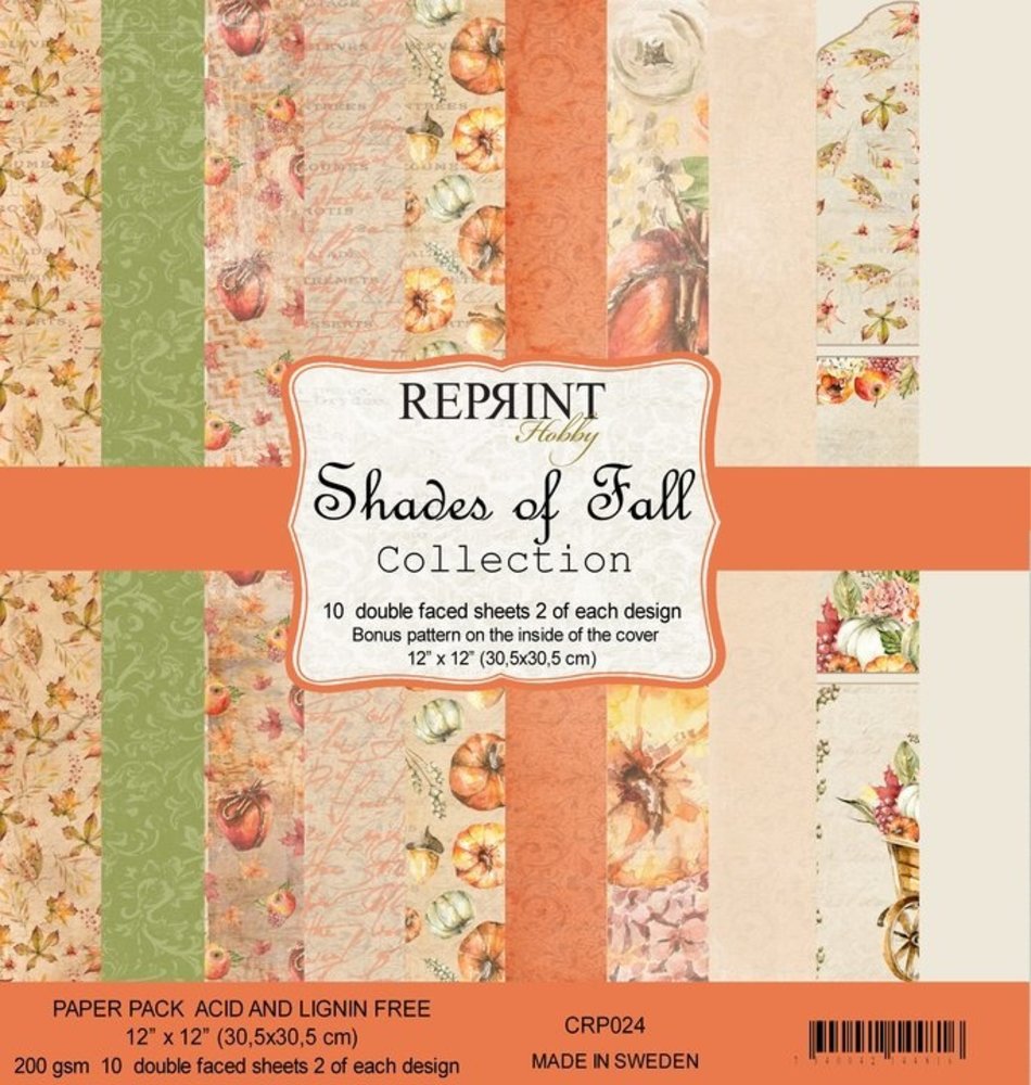 Reprint Shades of Fall Collection 12x12 Inch Paper Pack (CRP024) (DISCONTINUED) Reprint Shades of Fall Collection 12x12 Inch Paper Pack (CRP024) (DISCONTINUED)