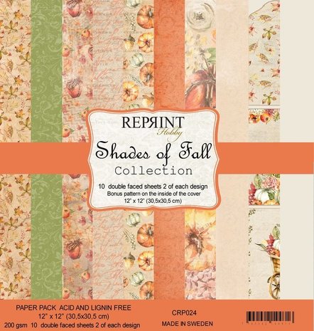 Reprint Shades of Fall Collection 12x12 Inch Paper Pack (CRP024) (DISCONTINUED) Reprint Shades of Fall Collection 12x12 Inch Paper Pack (CRP024) (DISCONTINUED)