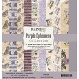 Reprint Purple Ephemera Collection 12x12 Inch Paper Pack (CRP025) (DISCONTINUED)