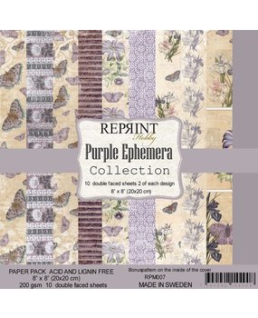 Reprint Purple Ephemera Collection 8x8 Inch Paper Pack (RPM007) (DISCONTINUED) Reprint Purple Ephemera Collection 8x8 Inch Paper Pack (RPM007) (DISCONTINUED)