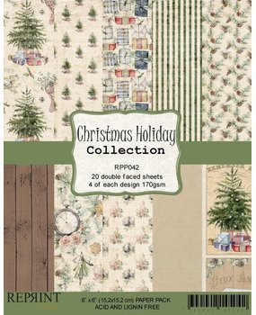 Reprint Christmas Holiday Collection 6x6 Inch Paper Pack (RPP042) (DISCONTINUED)