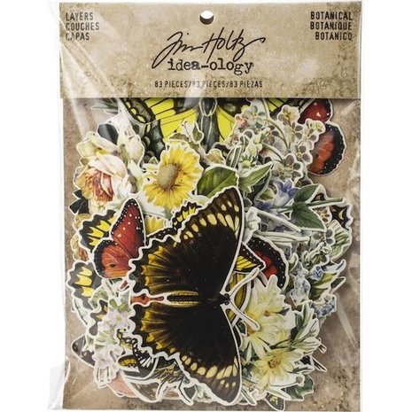 Idea-ology Tim Holtz Layers Botanicals (83pcs) (TH93554) Idea-ology Tim Holtz Layers Botanicals (83pcs) (TH93554)