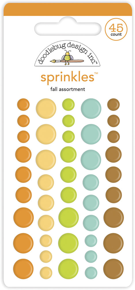 Doodlebug Design Fall Assortment Sprinkles (45pcs) (6932) (DISCONTINUED)