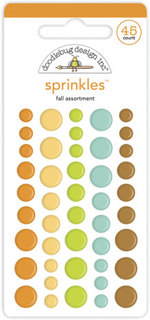 Doodlebug Design Fall Assortment Sprinkles (45pcs) (6932) (DISCONTINUED)