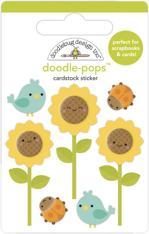Doodlebug Design Sunflowers Doodle-Pops (6956) (DISCONTINUED)