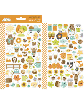 Doodlebug Design Pumpkin Spice Mini Icons Stickers (6969) (DISCONTINUED)