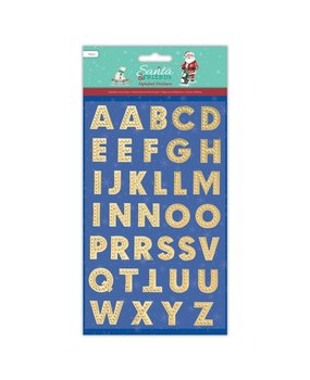 Papermania Santa and Friends Alphabet Stickers (36pcs) (PMA 828926) (DISCONTINUED)