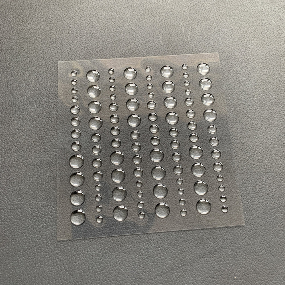 Simple and Basic Adhesive Enamel Dots Clear Water (96pcs) (SBA003)