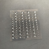 Simple and Basic Adhesive Enamel Dots Clear Water (96pcs) (SBA003)