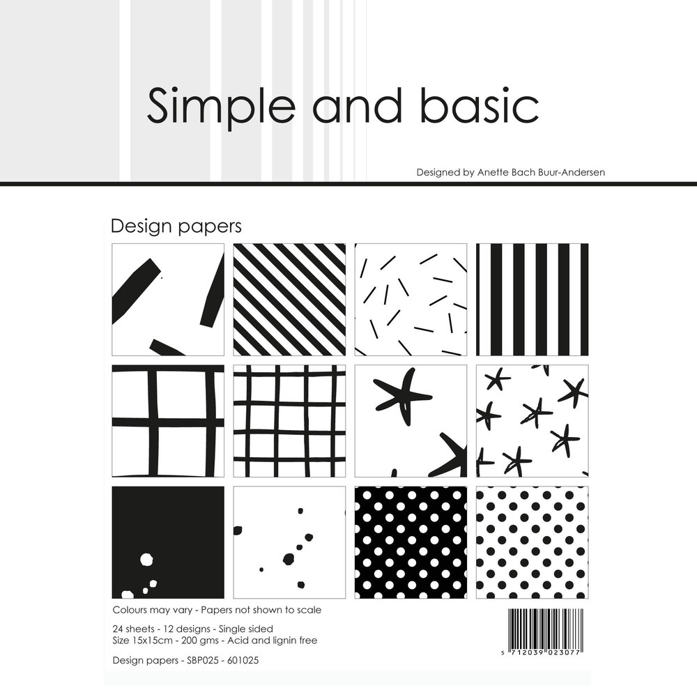 Simple and Basic Jet Black 6x6 Inch Paper Pack (SBP025) (DISCONTINUED) Simple and Basic Jet Black 6x6 Inch Paper Pack (SBP025) (DISCONTINUED)